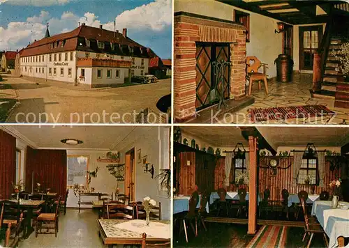 AK / Ansichtskarte Biebelried Hotel Restaurant Leicht Biebelried