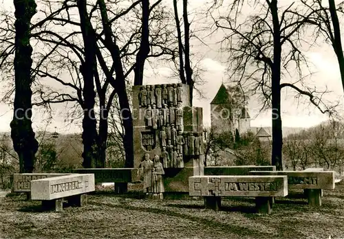 AK / Ansichtskarte Dinkelsbuehl Gedenkstaette der Siebenbuerger Sachsen Dinkelsbuehl