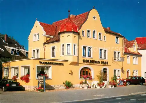 AK / Ansichtskarte Rothenburg__Tauber Hotel Gasthof Goldenes Fass 