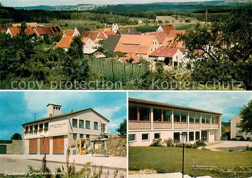 AK / Ansichtskarte Ramsberg_Mittelfranken Panorama Feuerwehr Gemeindezentrum Ramsberg Mittelfranken