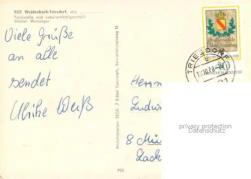 AK / Ansichtskarte Triesdorf Teilansichten Kirche Schule Triesdorf