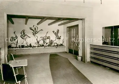 AK / Ansichtskarte Bergen_Ruegen HO Rugard Gaststaette Empfangshalle Bergen Ruegen