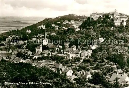 AK / Ansichtskarte Blankenburg_Harz Panorama Blick vom Eichenberg Blankenburg_Harz