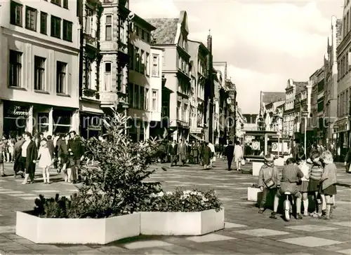 AK / Ansichtskarte Rostock Kroepeliner Strasse Fussgaengerzone 