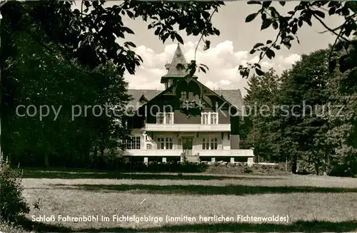 AK / Ansichtskarte Kirchenlamitz Jagdschloss Fahrenbuehl Kirchenlamitz