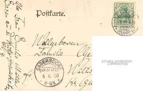 AK / Ansichtskarte Essen__Ruhr Kruppsches Grabdenkmal 