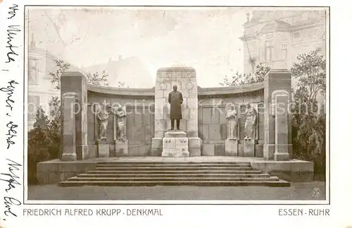 AK / Ansichtskarte Essen__Ruhr Friedrich Alfred Krupp Denkmal 