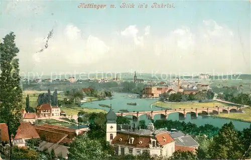 AK / Ansichtskarte Hattingen_Ruhr Panorama Hattingen Ruhr