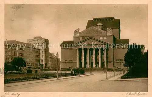 AK / Ansichtskarte Duisburg__Ruhr Stadttheater 