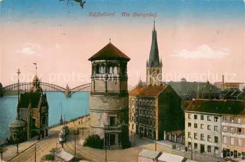 AK / Ansichtskarte Duesseldorf Am Burgplatz Duesseldorf