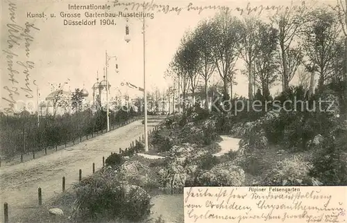 AK / Ansichtskarte Duesseldorf Internationale Kunst und Gr Gartenbau Ausstellung Alpiner Felsengarten Duesseldorf