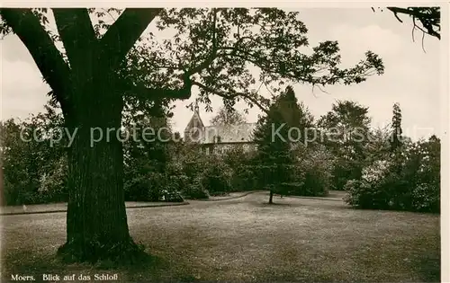 AK / Ansichtskarte Moers_Moers Schlossblick Park 