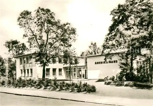 AK / Ansichtskarte Hof_Saale Amerika Haus Hof_Saale