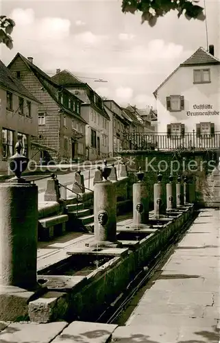 AK / Ansichtskarte Beerfelden_Odenwald Muemlingquelle Gaststaette Brunnenstube Beerfelden Odenwald