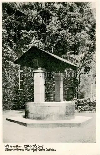 AK / Ansichtskarte Moenchengladbach Brunnen im Hof der Abtei Moenchengladbach