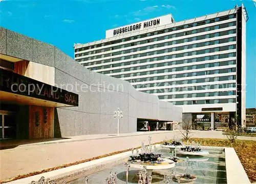 AK / Ansichtskarte Duesseldorf Hilton Hotel Duesseldorf