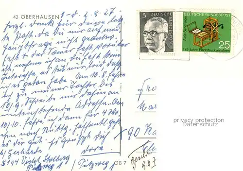 AK / Ansichtskarte Oberhausen Stadtansicht Oberhausen