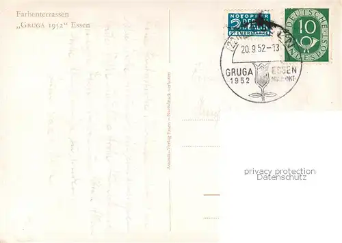 AK / Ansichtskarte Essen__Ruhr Grugapark Farbenterrassen 