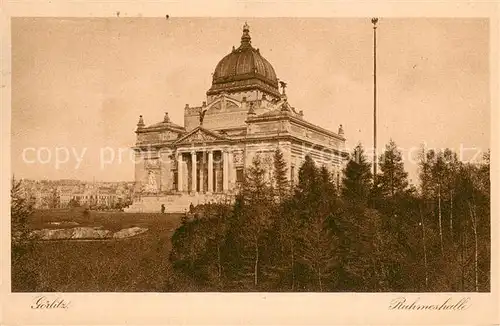 AK / Ansichtskarte Goerlitz__Sachsen Ruhmeshalle 