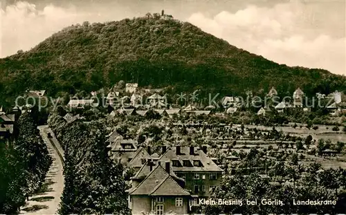 AK / Ansichtskarte Klein Biesnitz_Kleinbiesnitz_Goerlitz Panorama mit Blick zur Landeskrone 