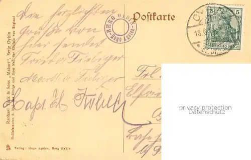 AK / Ansichtskarte Oybin Panorama Blick von Hayn aus Zittauer Gebirge Oybin