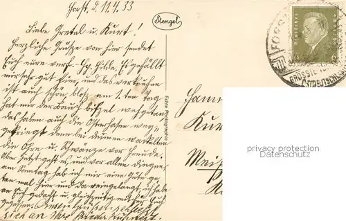 AK / Ansichtskarte Forst_Lausitz Partie im Rosenpark mit Vase Forst_Lausitz