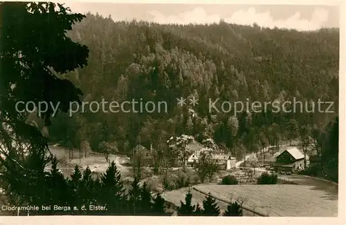 AK / Ansichtskarte Berga_Elster Clodramuehle Berga_Elster