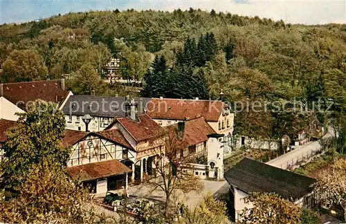 AK / Ansichtskarte Koenigstein__Taunus Klostergut Rettershof Kaffee zum froehlichen Landmann Reitschule Bachschule 