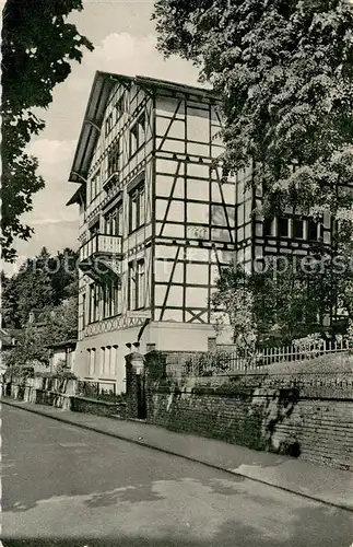 AK / Ansichtskarte Bad_Schwalbach Haus Wedemeyer Fachwerkhaus Bad_Schwalbach