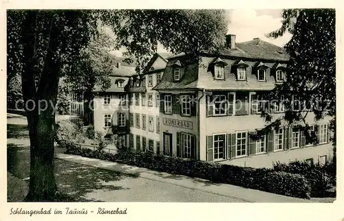 AK / Ansichtskarte Schlangenbad_Taunus Roemerbad Schlangenbad_Taunus