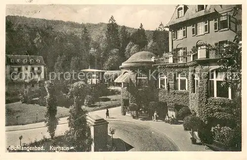 AK / Ansichtskarte Schlangenbad_Taunus Kurhaus Schlangenbad_Taunus