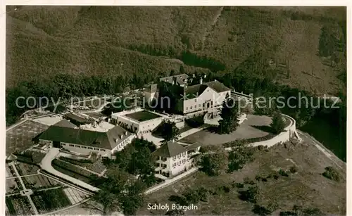 AK / Ansichtskarte Badenweiler Fliegeraufnahme mit Schloss Buergeln Badenweiler