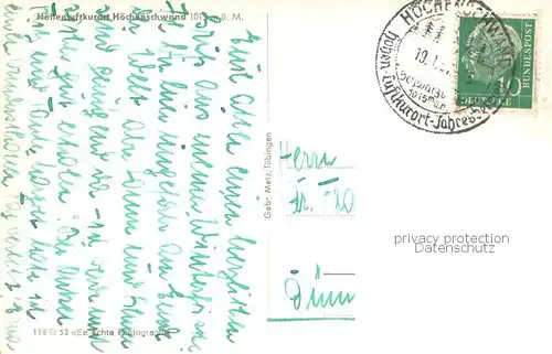 AK / Ansichtskarte Hoechenschwand Kirche Winterpanorama Hoechenschwand