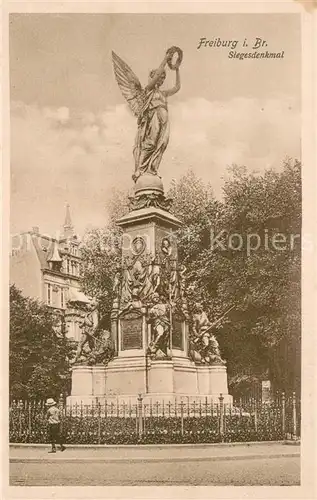AK / Ansichtskarte Freiburg_Breisgau Siegesdenkmal  Freiburg Breisgau