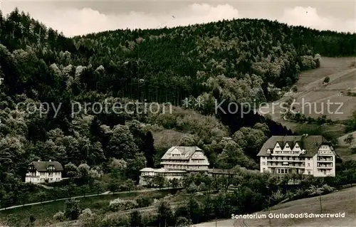 AK / Ansichtskarte Glottertal_Schwarzwald Sanatorium Glotterbad 