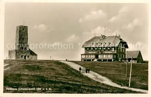 AK / Ansichtskarte Feldberg_1450m_Schwarzwald Gasthaus zum Feldbergturm 