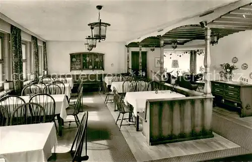 AK / Ansichtskarte Todtnau Hotel Waldeck Gaststube Todtnau