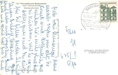 AK / Ansichtskarte Badenweiler Markgrafenbad Badenweiler