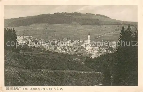 AK / Ansichtskarte Neustadt__Schwarzwald_Titisee Neustadt Panorama 