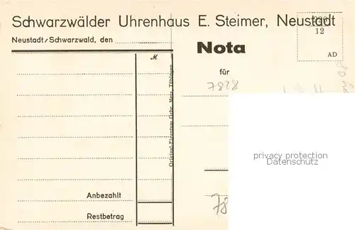 AK / Ansichtskarte Neustadt__Schwarzwald_Titisee Neustadt Panorama 