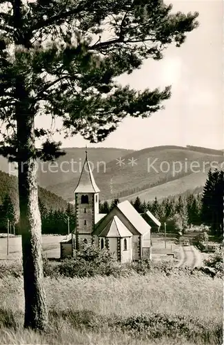 AK / Ansichtskarte Kniebis_Freudenstadt Schwarzwaldkirchlein Kniebis_Freudenstadt