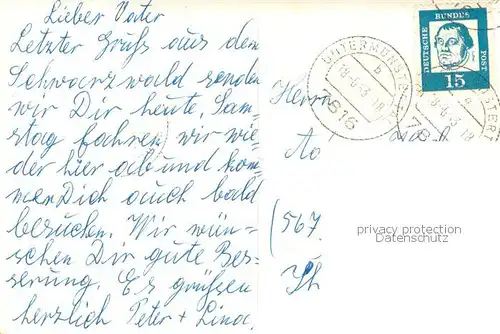 AK / Ansichtskarte Untermuenstertal Fliegeraufnahme Untermuenstertal