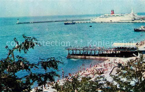 AK / Ansichtskarte Sochi_Sotschi Strand 