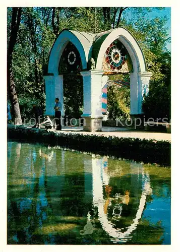 AK / Ansichtskarte Kislovodsk Spiegelteich in Park Kislovodsk