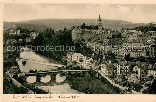 AK / Ansichtskarte Weilburg Panorama Luftkurort Lahnbruecke Schloss Weilburg