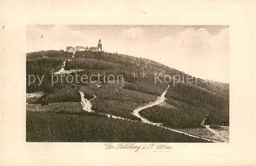 AK / Ansichtskarte Grosser_Feldberg_Taunus Blick zum Berghotel Aussichsturm Grosser_Feldberg_Taunus