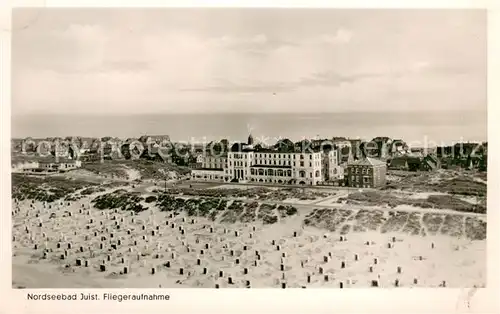 AK / Ansichtskarte Juist_Nordseebad Fliegeraufnahme Juist_Nordseebad