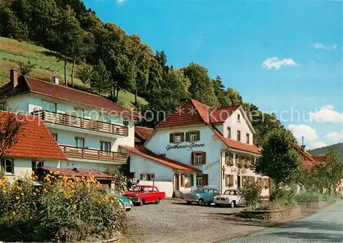 AK / Ansichtskarte Oberwinden_Elztal Gasthof Metzgerei zur Sonne Oberwinden Elztal