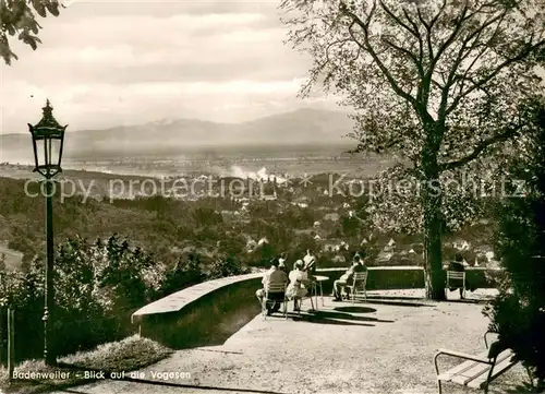 AK / Ansichtskarte Badenweiler Panorama mit Vogesenblick Badenweiler