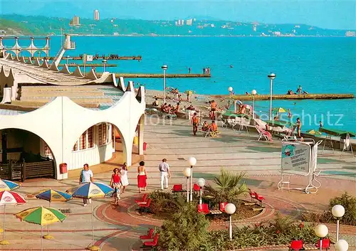 AK / Ansichtskarte Sochi_Sotschi Strand Kurplatz Dagomis 